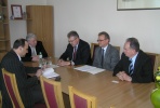 Rajono vadovų susitikimas su Panevėžio kolegijos atstovais